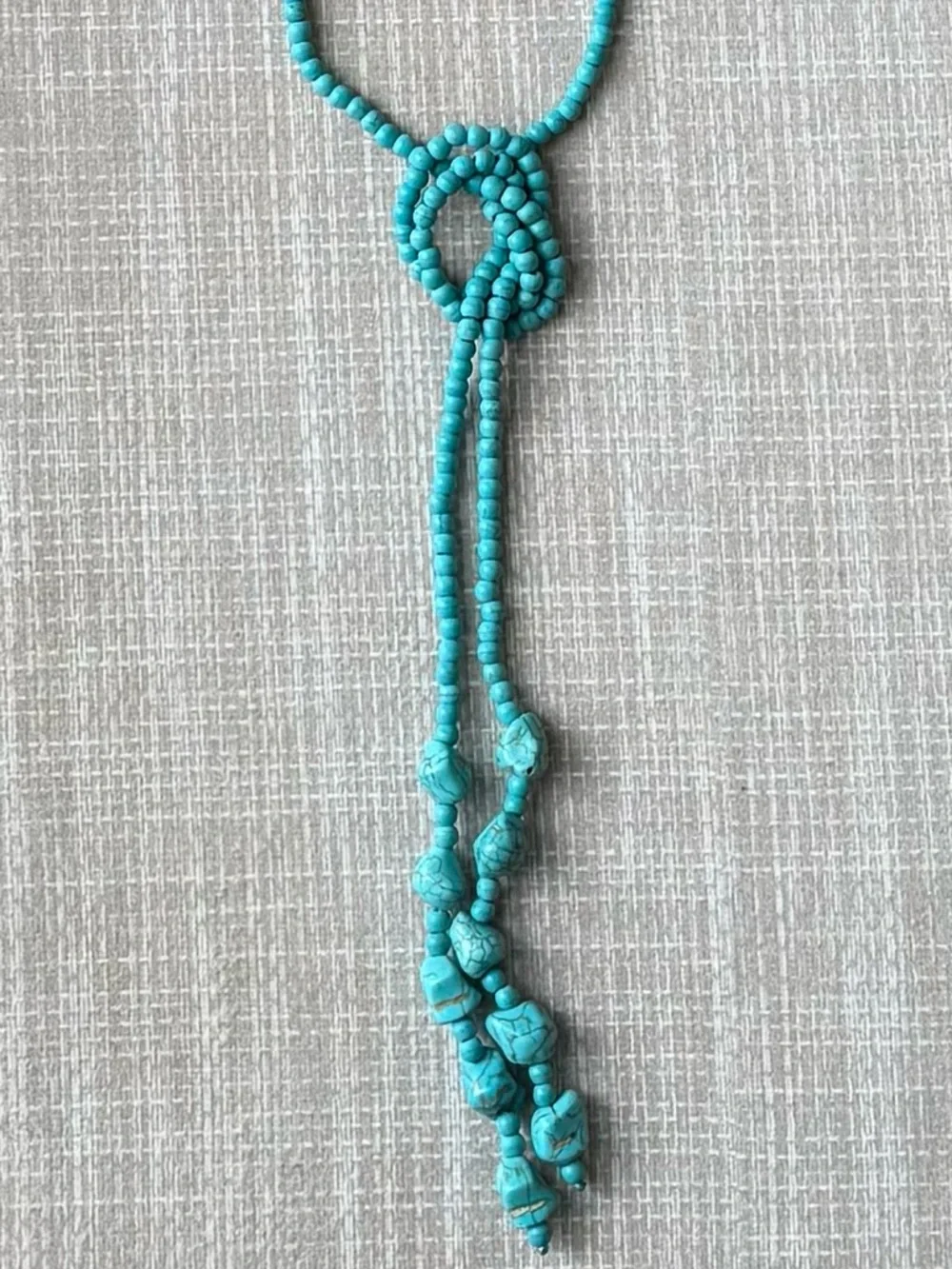 NWOT Polo Ralph Lauren Turquoise Wrap Necklace